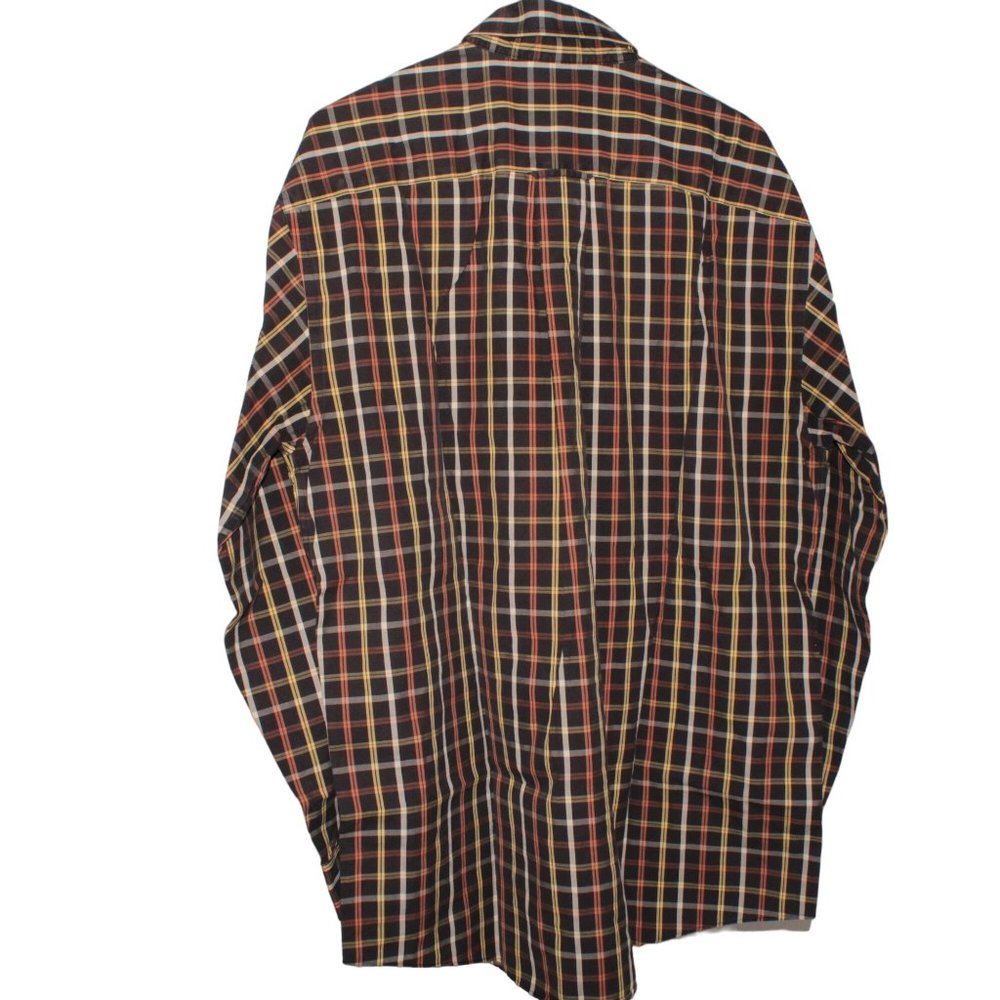 Orvis Mens Multicolor Windowpane Check Long Sleeve 100% Cotton Button Down Shirt - Picture 2 of 9